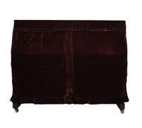 Biwwubik Copertura per Pianoforte Tridimensionale, Copertura per Pianoforte In Velluto Dorato, Copertura Antipolvere per Pianoforte Spessa, Copertura per Pianoforte A Coda