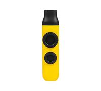 Biwwubik Doppio Film Prestazioni Professionale ABS Strumento di Accompagnamento Chitarra, Giallo