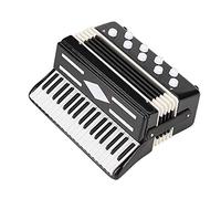 Biwwubik Fisarmonica in miniatura Mini Strumento Musica Fisarmonica Squisita Musica Strumenti Decorazione Natale Musica Regali