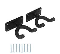 Biwwubik Gancio di per chitarra slot quadrato mensola da parete accessori per chitarra appendiabiti in metallo mensola per appendere strumenti musicali confezione da 2
