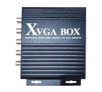 Biwwubik GBS-8219 Convertitore Video Industriale XVGA BOX da RGB A VGA Convertitore Video da RGBS A VGA per Uso Industriale, Shopping, Presa Europea