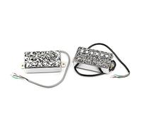 Biwwubik Humbucker - Copertura per chitarra a 12 fori, per parti di chitarra elettrica LP, nero, 8,5 x 3,8 x 2,3 cm