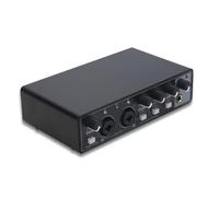 Biwwubik Interfaccia audio professionale, scheda audio, alimentazione fantasma, chitarra elettrica, mixer, mixer, mixer, studio, registrazione dal , durevole, facile da usare