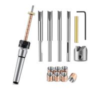 Biwwubik Kit di produzione di penne, set di ritagli per asse e supporto per penne, mandrino per tornitura in legno per penne, accessori per tornio per falegnameria B