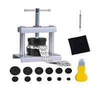 Biwwubik Kit di strumenti per premere orologi, utilizzato per chiudere la cover posteriore 'orologio, sostituire la batteria 'orologio, adatto per kit di riparazione orologi, Come mostrato