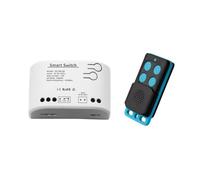 Biwwubik Kit Modulo Interruttore Relè WiFi Intelligente, Modulo di Interblocco Autobloccante A Impulsi AC85-250V A 1 Via con 'Alloggiamento