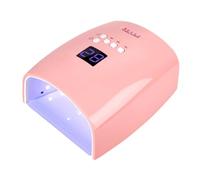 Biwwubik Lampada per Unghie LED UV Ricaricabile Lampada da 66 W per Manicure con Schermo LCD 4 Impostazioni Strumenti per Manicure per Nail Art SPINA UE,B