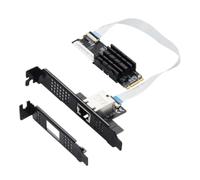 Biwwubik M.2 una porta singola 10 Gbase Ethernet Gigabit Nic B Key M Key 10G/2.5G/1000M RJ45 Scheda adattatore di rete LAN AQC107