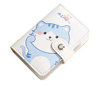 Biwwubik Mini porta carte di credito con 20 slot per schede + 2 slot per identificazione, portamonete con porta carte di credito anti-magnetizzazione, D, Come mostrato, B