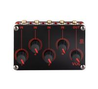 Biwwubik Mixer di a 4 Canali Console Mixer Audio Analogico Portatile Miscelatore Stereo Più Alta Qualità USB DC5V Power Mini Mixer