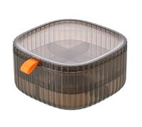 Biwwubik Organizer per Orecchini, Portagioielli Trasparenti Impilabili A 3 Strati con Coperchio, Organizer per Orecchini, Supporto per Esposizione per Orecchini B Durevole