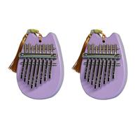 Biwwubik Pianoforte Portatile A Cinque Sapele Water Drop Medio Kalimba A 8 Toni Adatto per Principianti Strumento di Pianoforte