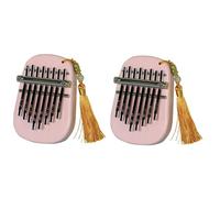 Biwwubik Pianoforte Portatile A Cinque Sapele Water Drop Medio Kalimba A 8 Toni Adatto per Principianti Strumento di Pianoforte A A