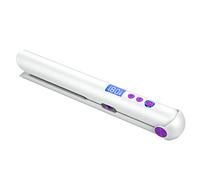 Biwwubik Piastra per Capelli e Arricciacapelli Ricaricabile USB Portatile con Power Bank Bacchetta per Capelli Piatta da Viaggio Raddrizzamento Wireless A