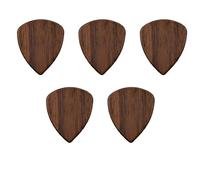Biwwubik Plettro per Chitarra In Legno, Plettri per Chitarra In Legno per Chitarra Elettrica, Acustica o Basso, Legno di Noce