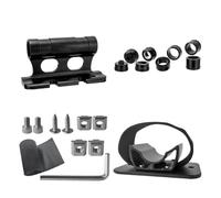 Biwwubik Portabici per auto, supporto per bicicletta, pieghevole, per asse a incastro, colore nero