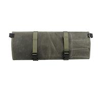 Biwwubik Rotoli Borsa Chef Coltello Borsa Da Cucina Stoccaggio Portatile Coltello Supporto Multifunzione Coltello Borsa Chef Strumento Organizer, verde