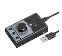Biwwubik Scheda audio Computer Controller del Volume Multimedia Interfaccia Audio per PC Portatile Android Trasmissione Video Controllo del Silenzio