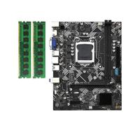 Biwwubik Scheda madre da scrivania B75M con 2X DDR3 1600MHz 8G RAM LGA 1155 per CPU I3 I5 I7 USB 3.0 SATA 3.0 Scheda madre del computer