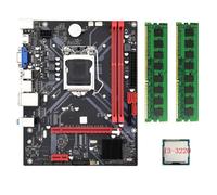 Biwwubik Scheda madre da scrivania B85M VHL +CPU I3-3220 +2X DDR3 1600MHz 8G RAM LGA 1155 USB 3.0 SATA 3.0 Scheda madre del computer