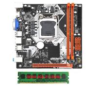 Biwwubik Scheda madre per computer ITX H110 con 4G 2133Mhz DDR4 RAM LGA1151 DDR4 Compatibile con 32GB Gigabit Ethernet M.2 Nvme PCI-E 16X