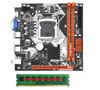 Biwwubik Scheda madre per computer ITX H110 con 8G 2133Mhz DDR4 RAM LGA1151 DDR4 Compatibile con 32GB Gigabit Ethernet M.2 Nvme PCI-E 16X
