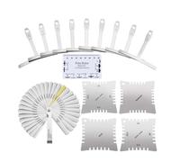 Biwwubik Set di Strumenti per La Misurazione Della Chitarra Accessori per Strumenti per Chitarra Kit di Riparazione per Strumenti Musicali