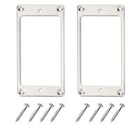 Biwwubik Sostituzione della Copertura Humbucker in Metallo Compatibile con Chitarra Elettrica di Montaggio Chitarra LP ()