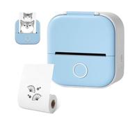 Biwwubik Stampante per Print Pod, Mini Stampante per Tasca, Stampante per Inchiostro Mini Stampante Termica Portatile con Carta Stampante