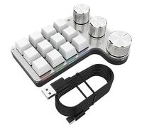 Biwwubik Tastiera Meccanica FAI DA TE Programmabile RGB 12 3 Manopole Tastiera Macro Personalizzata Tastiera USB Hotswap