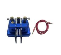 Biwwubik Tasto Telegrafo Morse Automatico Doppio Tasto CW per Utenti Radioamatori per Radioamatori Tasto CW Amatoriale Blu