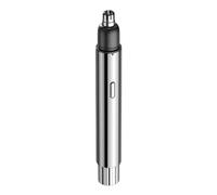 Biwwubik Trimmer per capelli elettrico per naso, capelli 'orecchio ricaricabile, tagliasopracciglia tagliacapelli, materiale metallico
