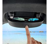 BIXUAN Compatibile con VW Golf 7 MK7,5 Tiguan 2 MK2 Passat B8 Valiant 2016-2023 2024 2025, Porta Occhiali da Sole, Custodia per Occhiali da Auto, Contenitore Organizer per Interni