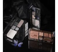 biya - Dark Night Butterfly Eyeshadow Palette - 4 Types 101# Smoked Black Forest - 7.05g