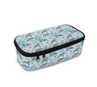 Biyejit Astuccio per bambini, ad alta capacità, con cerniera, multifunzionale, per scuola, ufficio, viaggi, Tartaruga, Misura unica, Organizer per borse