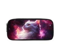 Biyejit Astuccio per matite a forma di gatto, per bambini, per cosmetici, cosmetici, monete, borsa per donne, articoli da toeletta per adolescenti, ragazzi, ragazze, regalo per il rientro a scuola