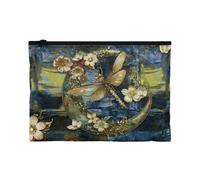 Biyejit Borsa organizer per bagagli da donna e uomo, impermeabile, con libellula, stile bohémien, grande capacità, per viaggi, cosmetici, lavoro