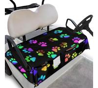 Biyejit Paw Golf Buggy Coprisedile con 2 tasche, comodo, protezione per seggiolino da golf EZGO, per club, auto, viaggi, sport, facile da installare e pulire