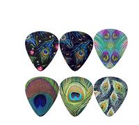 Biyejit - Set di 6 plettri per chitarra elettrica, chitarra acustica, mandolino e basso