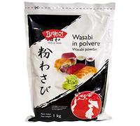 Biyori Wasabi Giapponese Polvere 1 Kg - Maionese Giapponese Sushi e Sashimi, Wasabi Powder Condimento al Rafano Giappone - Sapore Fresco e Piccante
