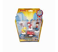 Bizak 64115042 Statuetta Paw Patrol con timbro, 5 pezzi, selezione casuale, colorata, assortita