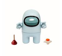 Bizak - Action Figure di Among Us in scatola, bianco, (64116010), multicolore, 1 pezzo