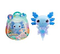 Bizak Animagic Axolotl Animale domestico elettronico e luminoso, blu, + 4 anni, gioco sensoriale & esperienza tattile, corpo estensibile, flotta & brilla in acqua (64550393-1)