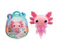 Bizak Animagic Axolotl Animale domestico elettronico e luminoso, rosa + 4 anni, gioco sensoriale & esperienza tattile, corpo estensibile, flotta & bagliore in acqua (64550393-2)
