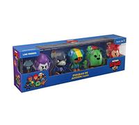 Bizak Brawl Stars Action Figure Pack da 5 in scatola. Figure del gioco multiplayer di combattimento, articolate 11 cm (64116031)