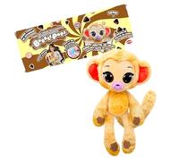 Bizak Bubble Pops, peluche magici che moltiplicano la sua dimensione x5, processo emozionante e odore di gomma, 12 diversi animali con aroma e zambelle Stem, scimmia trucioli di cacao, (64492004-7)