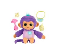 Bizak Fingerlings Cura Y Mima, tuta interattiva in peluche viola, morbida e morbida con +150 suoni e interazioni, reagisce al tatto, con giochi e luce per dormire, bambini +4 anni, (61853192)