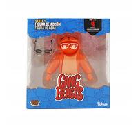 Bizak Gang Beasts, Action Figure da 12 cm, Confezione da 1 Rosso, Personaggi da collezione del Gioco multiplayer di combattimento (64116000), 64116000-1