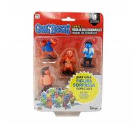 Bizak Gang Beasts, Confezione da 5 figure in blister Costume Spiderman, Personaggio da collezione del Gioco multiplayer di combattimento (64114020), 64114020-3