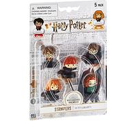 Bizak Harry Potter 64115040 Timbro con scritta in inglese "Harry Potter", confezione da 5, Modelli assortiti